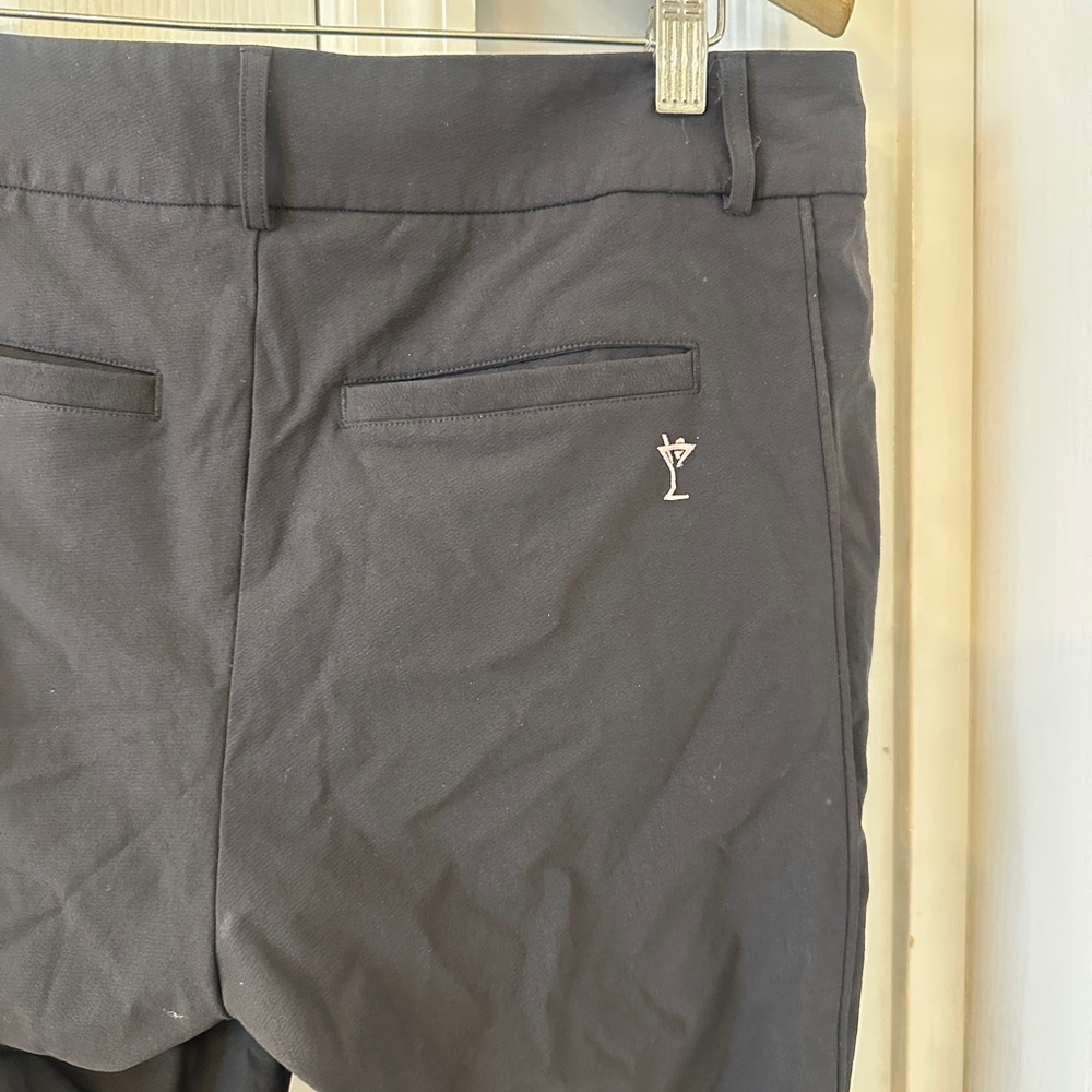 Golftini | Black Athletic Dress Pants - Picture 7 of 10